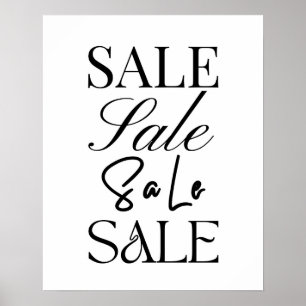 Affiche Vente en gros signe, vente de boutique