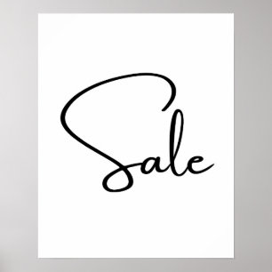 Affiche Vente en gros signe, vente de boutique