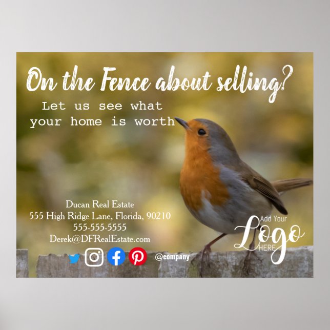 Affiche vente envoi référencement immobilier vente vente (Devant)