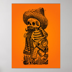Affiche VENTE HALLOWEEN ! Calaveras From the Heap par Posa