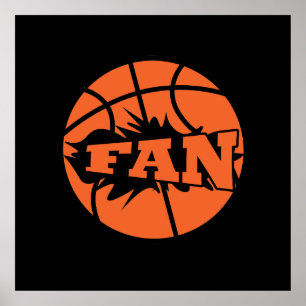 Affiche ventilateur de basket