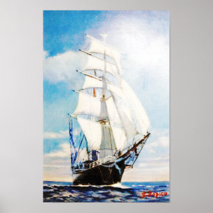 Affiche Ventilateur de cygne Makkum