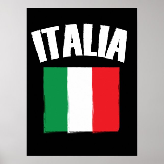 Affiche Ventilateur de football italien Italie (Devant)