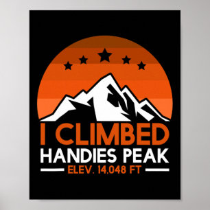 Affiche Ventilateur de montagne Colorado Handies Peak Rand