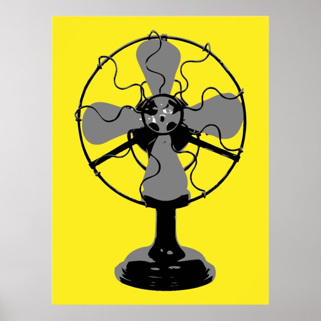 Affiche ventilateur des années 1950 (Devant)