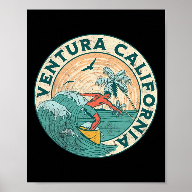 Affiche Ventura Californie _1  (Devant)