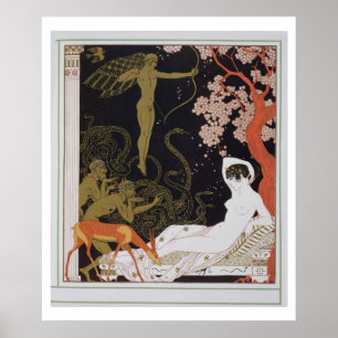 Affiche Vénus (litho de couleur)
