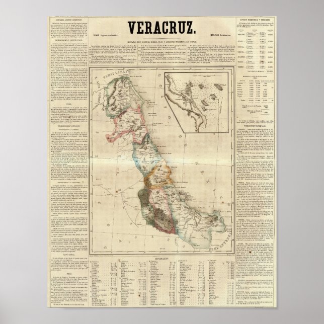 Affiche Veracruz, Mexique 2 (Devant)