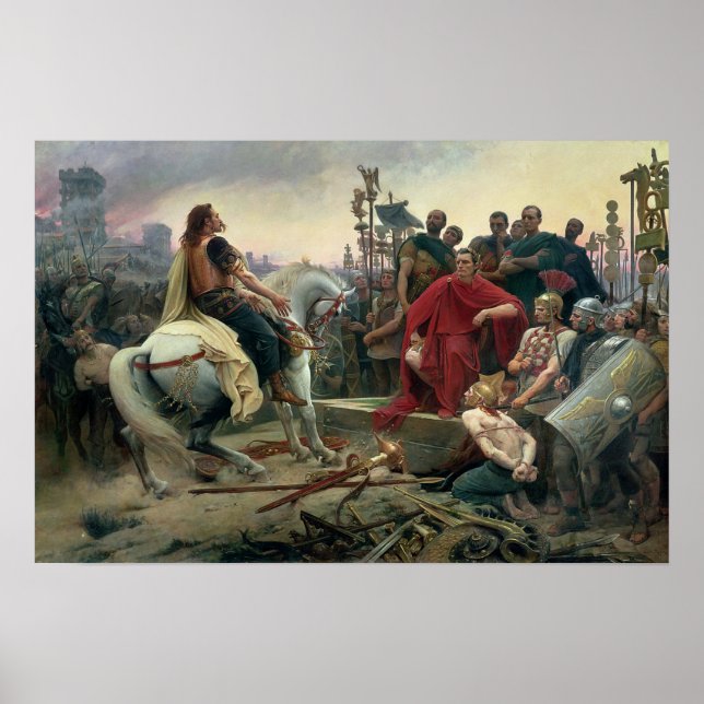 Affiche Vercingetorix jette ses bras (Devant)