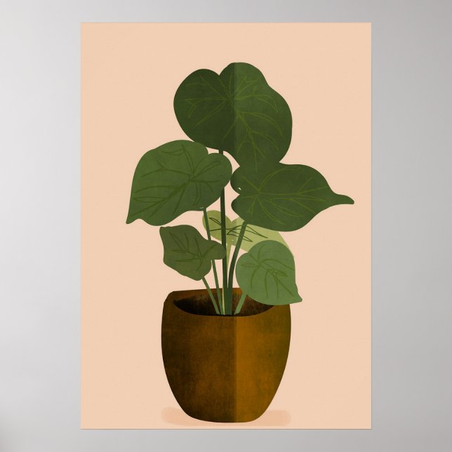 Affiche Verdure 2 Dessins Boho Simples Boho Chic Aestheti (Devant)