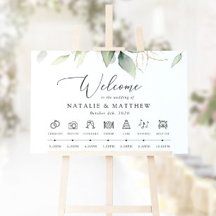 Affiche Verdure, Eucalyptus Feuilles, Chronologie Mariage