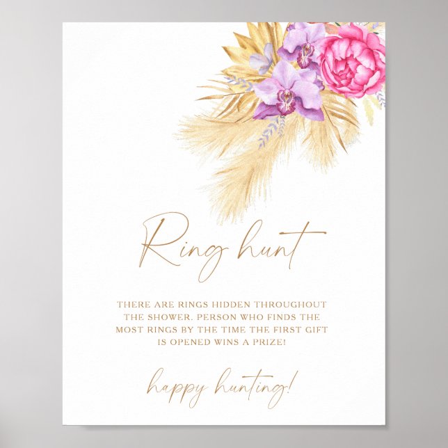 Affiche Verdure séchée - Chasse aux anneaux jeu de douche  (Devant)