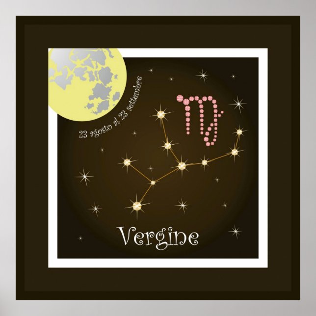 Affiche Vergine 23 agosto al 23 settembre (Devant)