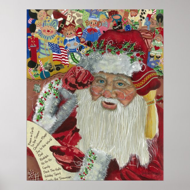 Affiche Vérification à deux reprises — Santa classique (Devant)