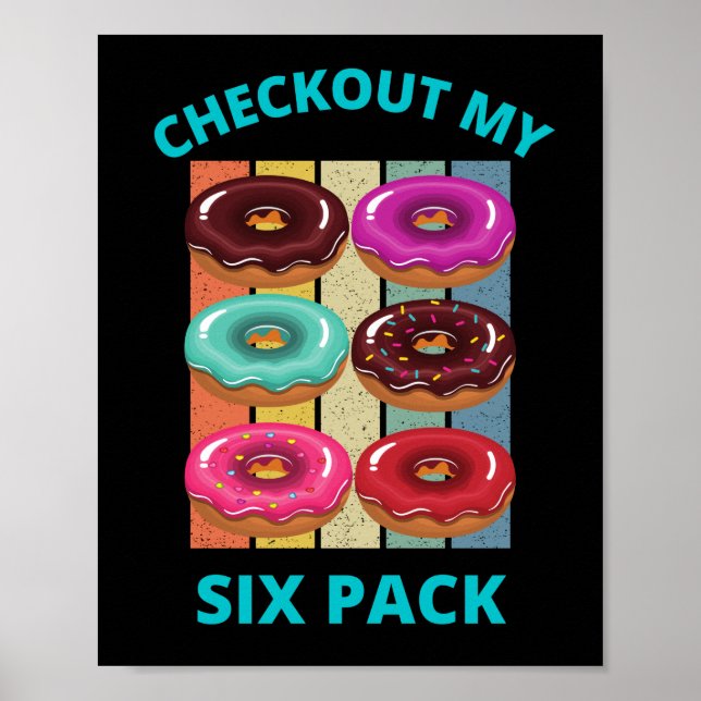 AFFICHE VÉRIFIEZ MES SIX DONUTS PACK (Devant)
