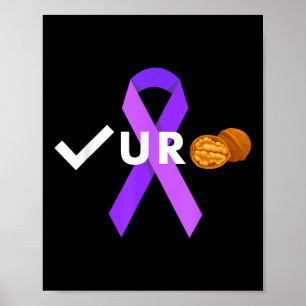 Affiche Vérifiez vos noix Vérifiez votre cancer testiculai