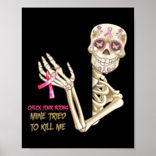 Affiche Vérifiez Votre Mine De Sein A Essayé De Me Tuer Su