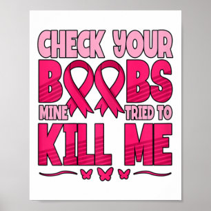 Affiche Vérifiez votre sensibilisation au cancer du sein