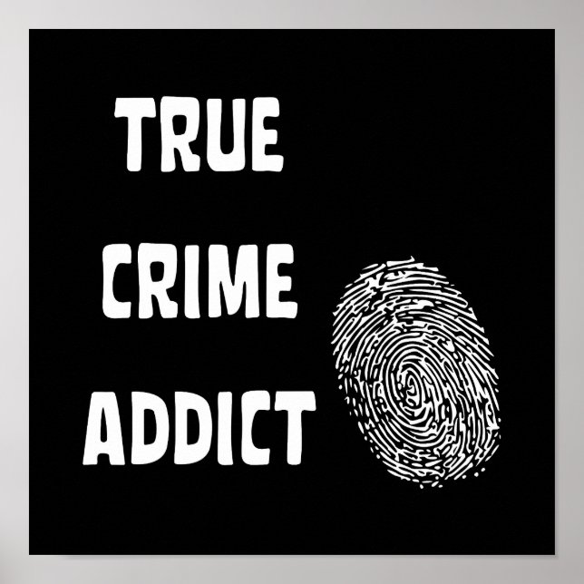 Affiche Véritable adepte du crime (Devant)