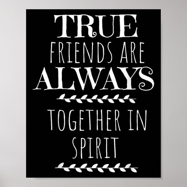 Affiche Véritable Amis Anne Of Green Gables Friend Citatio (Devant)