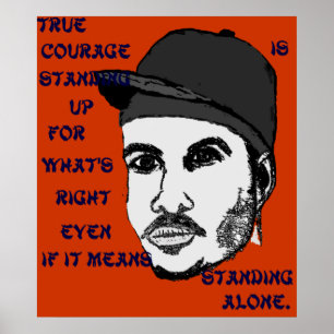 Affiche Véritable copie de courage