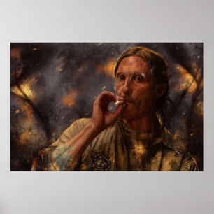 Affiche Véritable détective rouille Cohle 2014