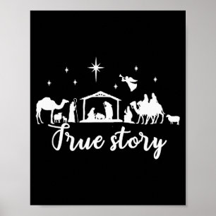 Affiche Véritable Histoire Cadeau de Noël Scène de la Nati
