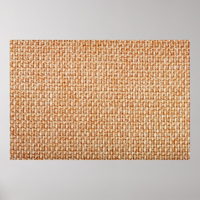 Affiche Véritable tissu tricoté en fibres synthétiques ou  (Devant)