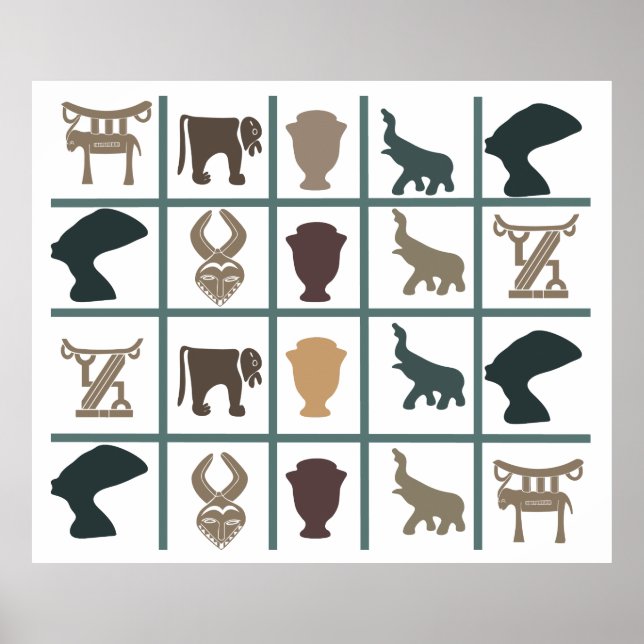 Affiche véritable tribu africaine (Devant)