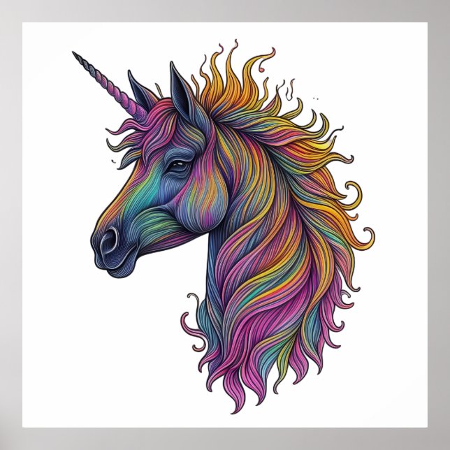 Affiche Véritable Unicorn Majesty (Devant)