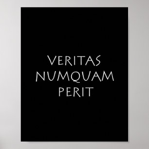 Affiche Veritas numquam perit