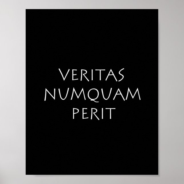 Affiche Veritas numquam perit (Devant)