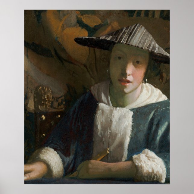 Affiche Vermeer Dutch Interior — Lumière Lumineuse (Devant)