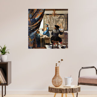 Affiche Vermeer - L'art de la peinture