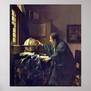 Affiche Vermeer - The Astronomer 1668 (READ DESCRIPTION!)