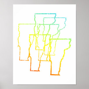 Affiche vermont chill blur