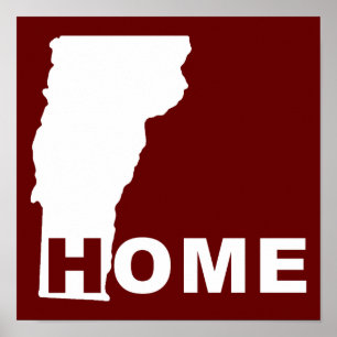Affiche Vermont loin de l'État