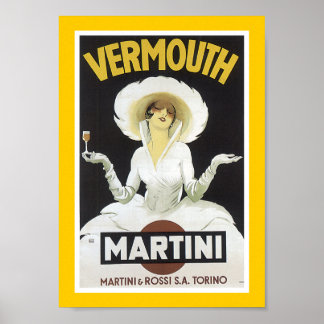 Affiche Vermouth Martini