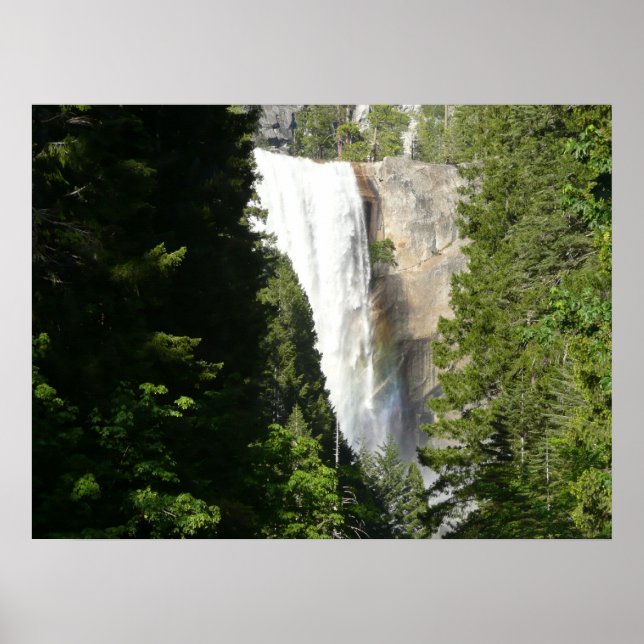 Affiche Vernal Falls II dans le Parc national de Yosemite (Devant)