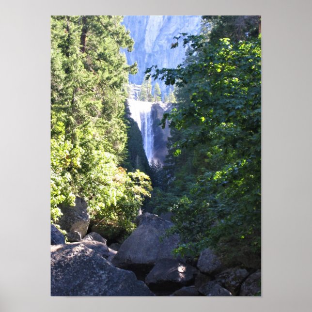 Affiche Vernal Falls, Yosemite National Park (Devant)