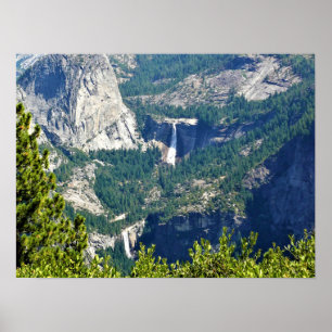 Affiche Vernal & Nevada Falls from Glacier Point, CA