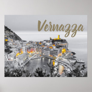 Affiche Vernazza Cinque Terre Ligurie Italie