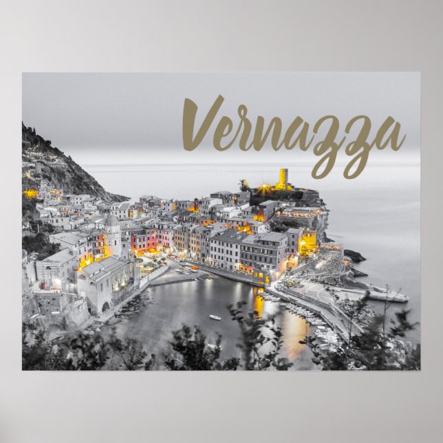 Affiche Vernazza Cinque Terre Ligurie Italie (Devant)