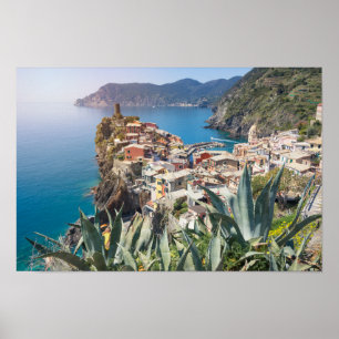 Affiche Vernazza town in the Cinque Terre
