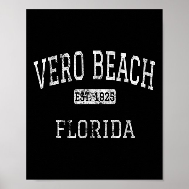 Affiche Vero Beach Floride Fl Vintage (Devant)
