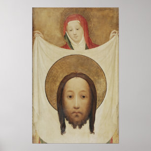 Affiche Veronica de saint avec le Sudarium, c.1420