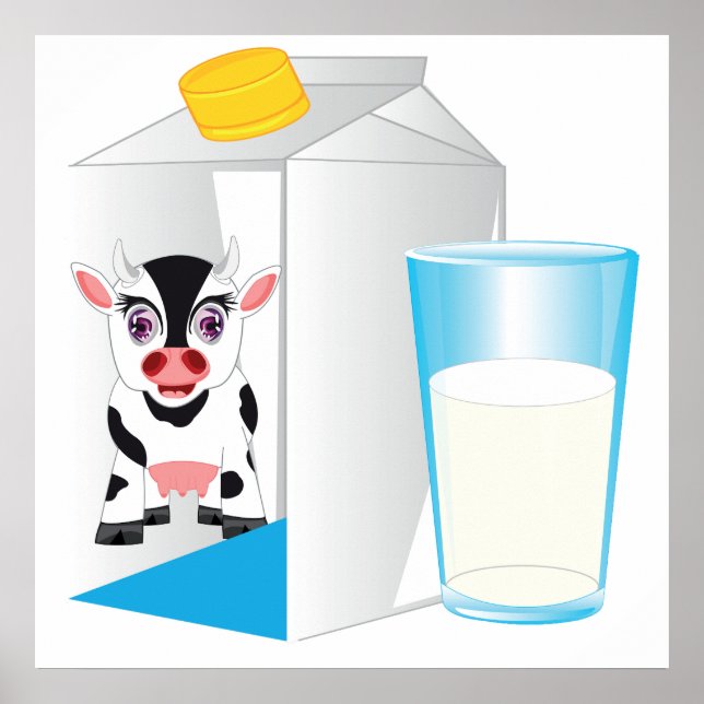 Affiche Verre De Lait (Devant)
