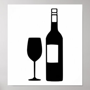 Affiche Verre en bouteille