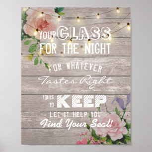 Affiche Verre mariage Pour La Nuit Trouvez Votre Siège