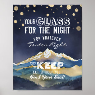Affiche Verre mariage Pour La Nuit Trouvez Votre Siège